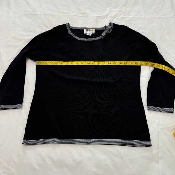 All Points Reference Point Women's Black Top, Size XL - Picture 8 of 9